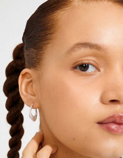 Pilgrim – Fenix – Silverpläterade örhängen