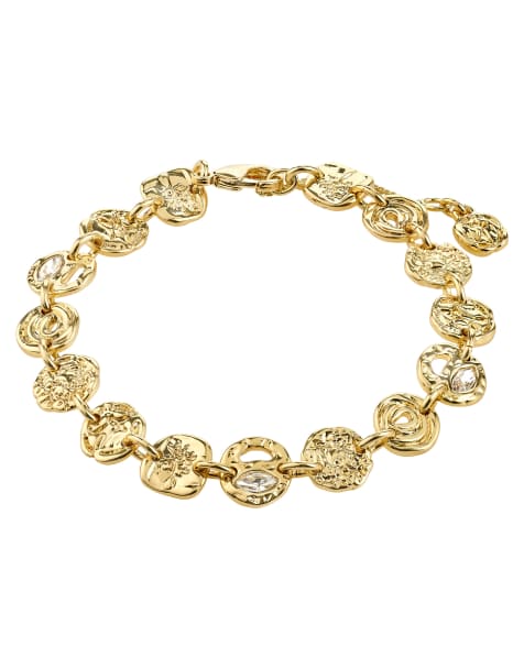 Pilgrim Fire bracelet in gold plated - view 1