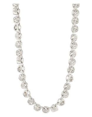 Fire - Collier en plaqué argent-Argenté One Size