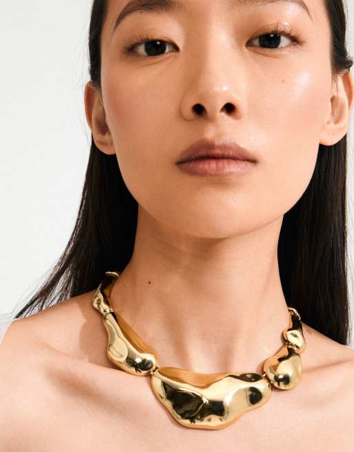 Pilgrim – Free – Guldpläterat halsband i statement-stil, 4 av 4
