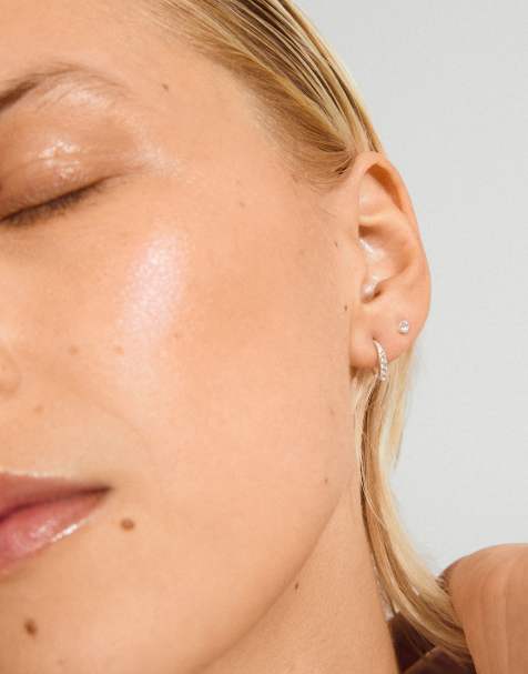 Pilgrim – Gionni – Silverpläterade örhängen - view 1