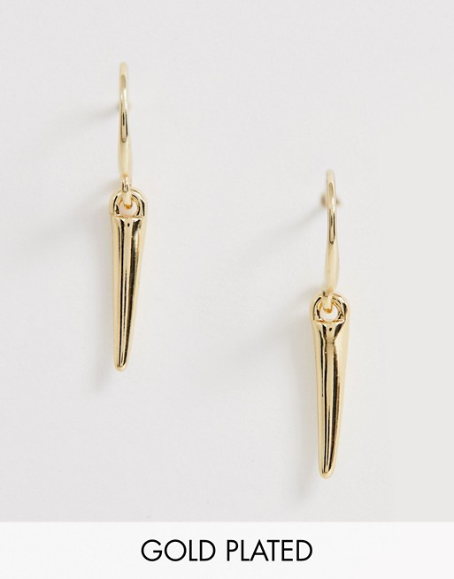 Pilgrim gold plated Amara earrings