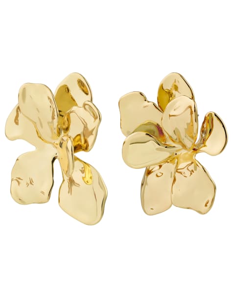 Pilgrim - Halen - Boucles d'oreilles en plaqué or - view 1