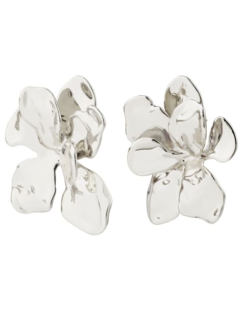 Pilgrim Halen earrings in silver plated - view 1