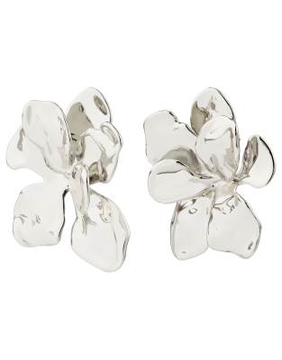 Pilgrim - Halen - Versilberte Ohrringe