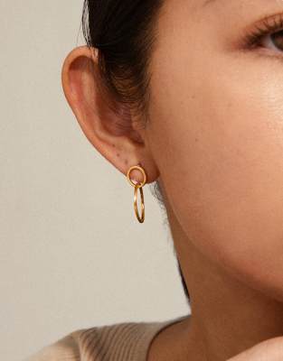 Pilgrim - Harper - Vergoldete Ohrringe-Goldfarben