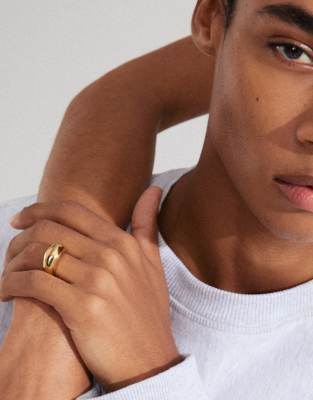 Pilgrim - Harrison - 2-in-1-Set mit vergoldeten Ringen-Goldfarben