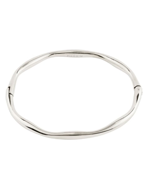 Pilgrim Haze bangle in silver plated - view 1