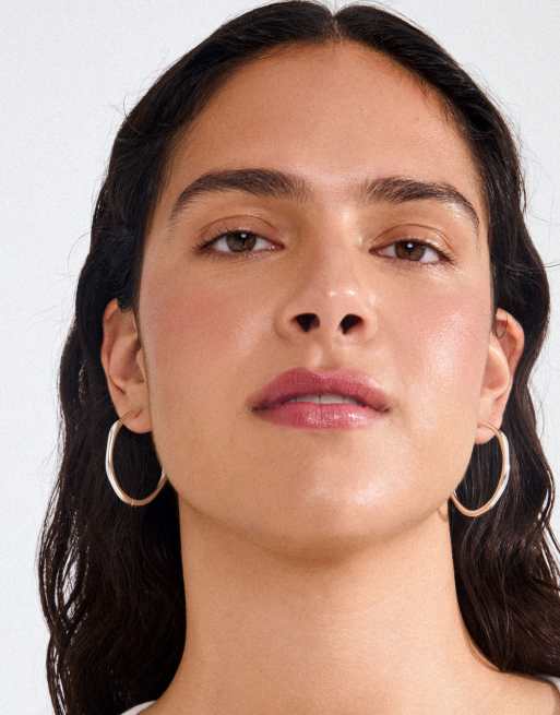 Pilgrim Haze hoop earrings in silver plated, 4 of 4