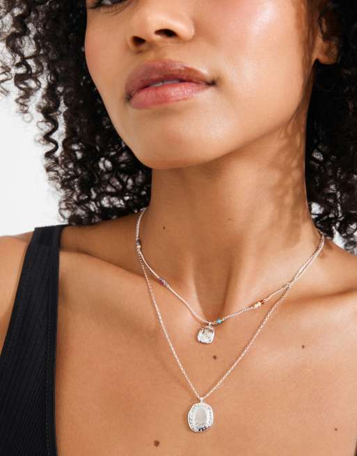 Pilgrim Here necklace in silver plated, 3 of 4