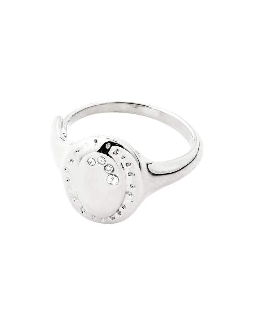 Pilgrim Here ring i silverpläterad finish, 2 av 4
