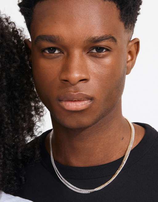 Pilgrim Inner 2-i-1 halsband i blandad metall med mixmetalplätering, 4 av 4