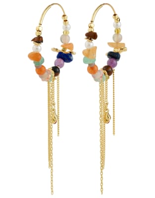 Pilgrim - Iris - Boucles d'oreilles en plaqué or-Multicolore