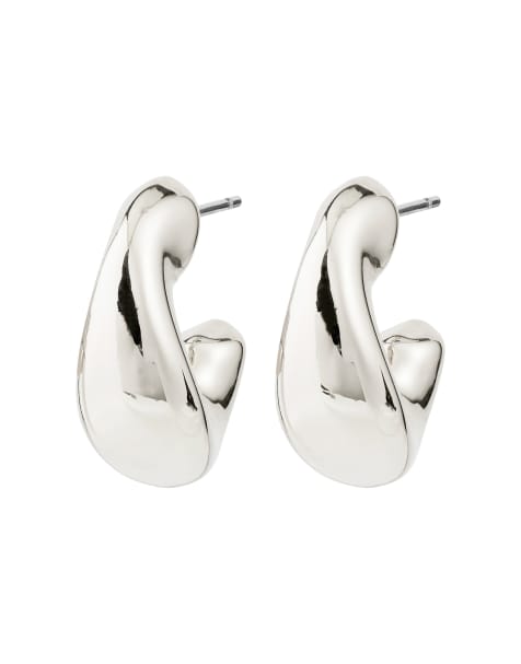 Pilgrim – Iris – Silverpläterade creoler - view 1