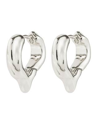 Pilgrim - Iris - Versilberte Ohrringe