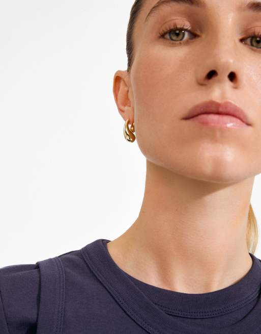 Pilgrim Jennings earrings in gold plated, 3 of 3