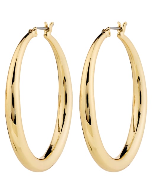 Pilgrim Jorun large hoop earrings in gold plated, 2 of 4