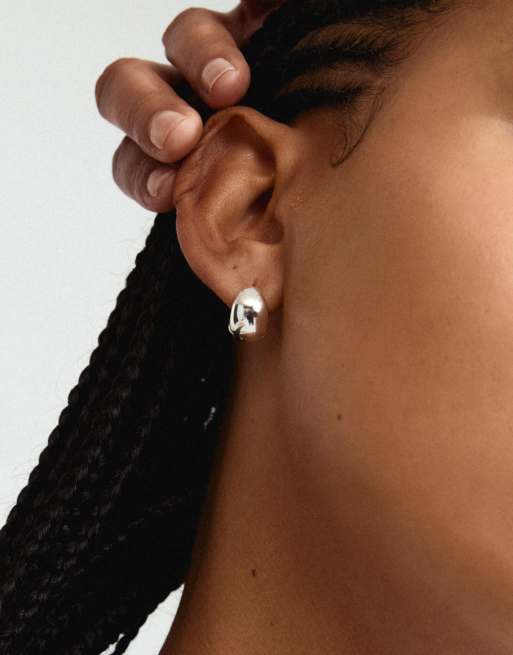 Pilgrim Jua earrings in silver plated, 3 of 4