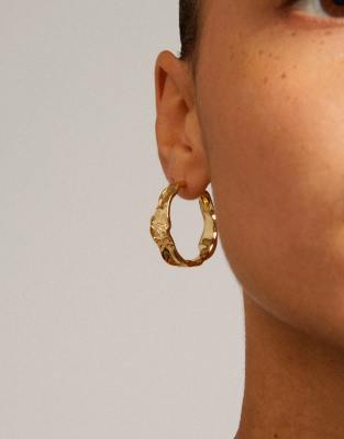 Pilgrim - Julita - Créoles en plaqué or-Doré