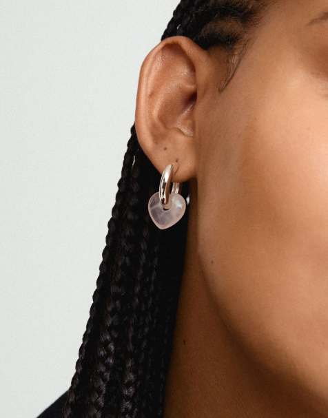 Pilgrim – Kendall – Versilberte Ohrringe - view 1