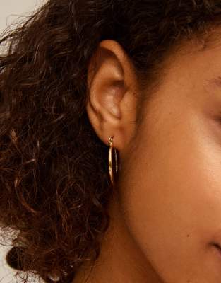 Pilgrim - Layla - Vergoldete, mittelgroße Creolen-Goldfarben