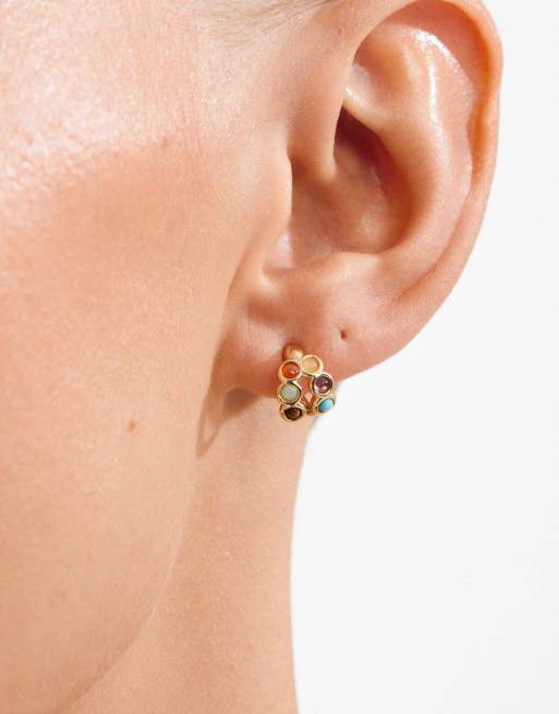 Pilgrim Lonnie earrings in gold plated, 4 of 4