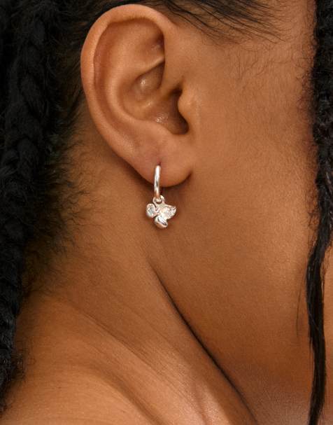 Pilgrim – Luis – Silverpläterade örhängen - view 1