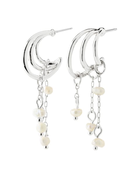 Pilgrim - Lunith - Boucles d'oreilles en plaqué argent - view 1
