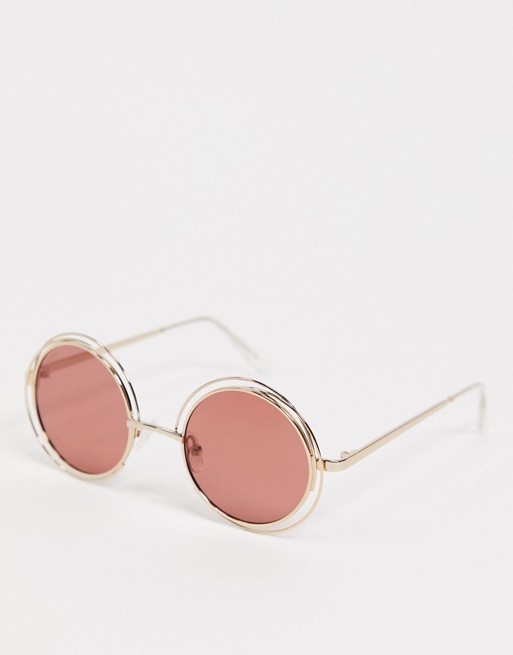 Pilgrim marcella round style sunglasses