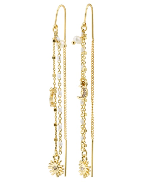 Pilgrim Mylan chain earrings in gold plated - view 1