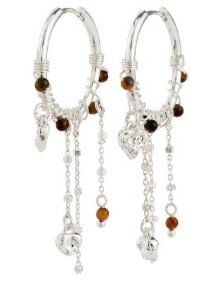 Pilgrim - Mylan - Versilberte Ohrringe-Bunt