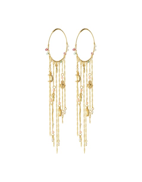 Pilgrim Noriah earrings in gold plated - view 1