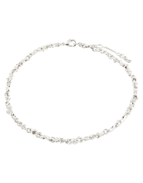 Pilgrim Nova ankle chain in silver plated - view 1