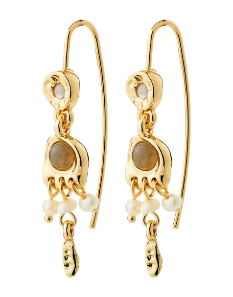 Pilgrim - pendientes chapados en oro - view 1