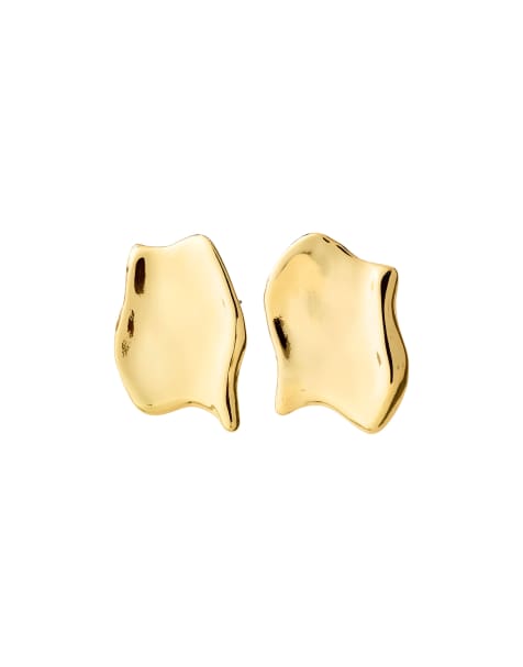 Pilgrim - pendientes Elys chapados en oro - view 1