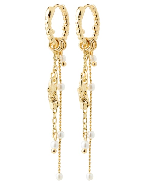 Pilgrim - pendientes Eron chapados en oro - view 1