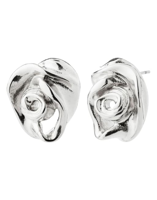 Pilgrim - pendientes interiores chapados en plata, 2 de 4