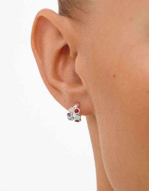 Pilgrim - pendientes Lonnie plateados, 4 de 4