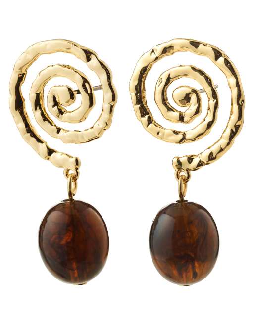 Pilgrim - pendientes Still chapados en oro, 2 de 4