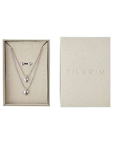 Pilgrim - Penina - Coffret cadeau avec collier et boucles d'oreilles en argent massif - view 1