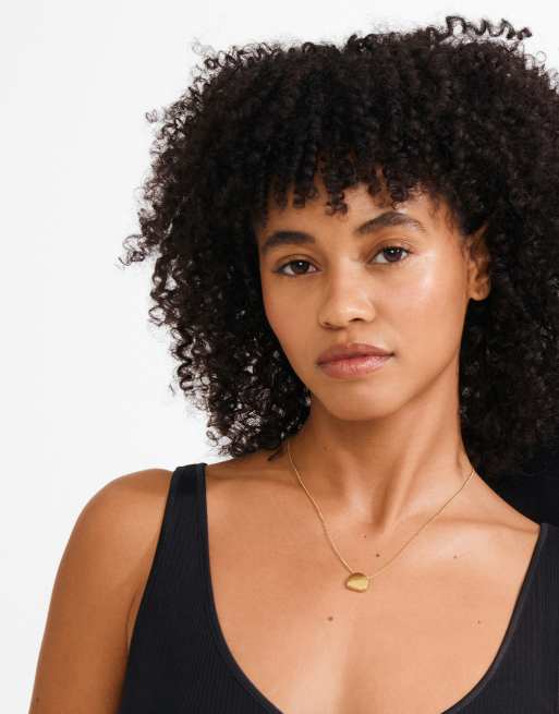 Pilgrim Presence coin necklace in gold plated, 3 of 4