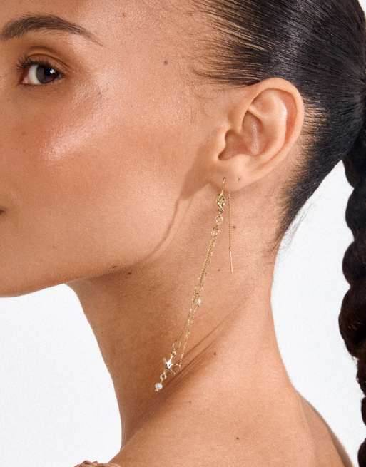 Pilgrim Prism earrings in gold plated, 4 of 4