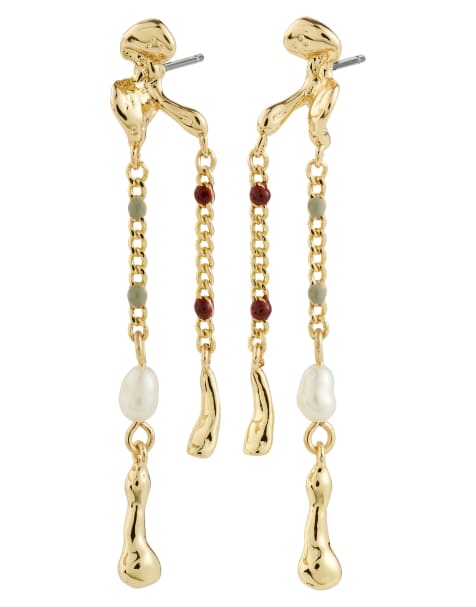 Pilgrim Reggie earrings in gold plated - view 1