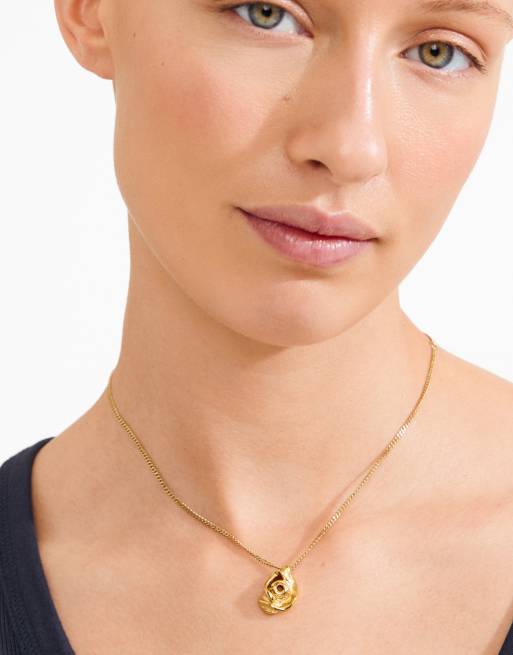 Pilgrim Riyan halsband i guldpläterad finish, 3 av 4