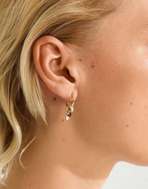 Pilgrim Sense earrings in gold plated - view 1