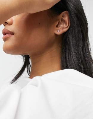 Pilgrim silver-plated studs