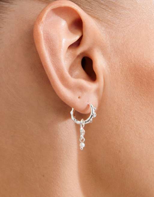 Pilgrim Sloan earrings in silver plated, 4 of 4