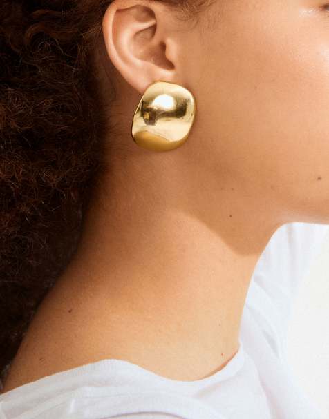 Pilgrim Sparkle earrings in gold plated - view 1