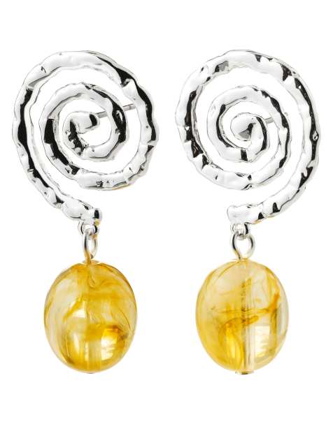 Pilgrim Still earrings in silver plated - view 1