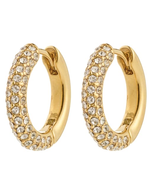 Pilgrim Tatum medium hoops in gold plated